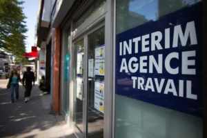 Diagramme montrant les trois acteurs de l'intérim