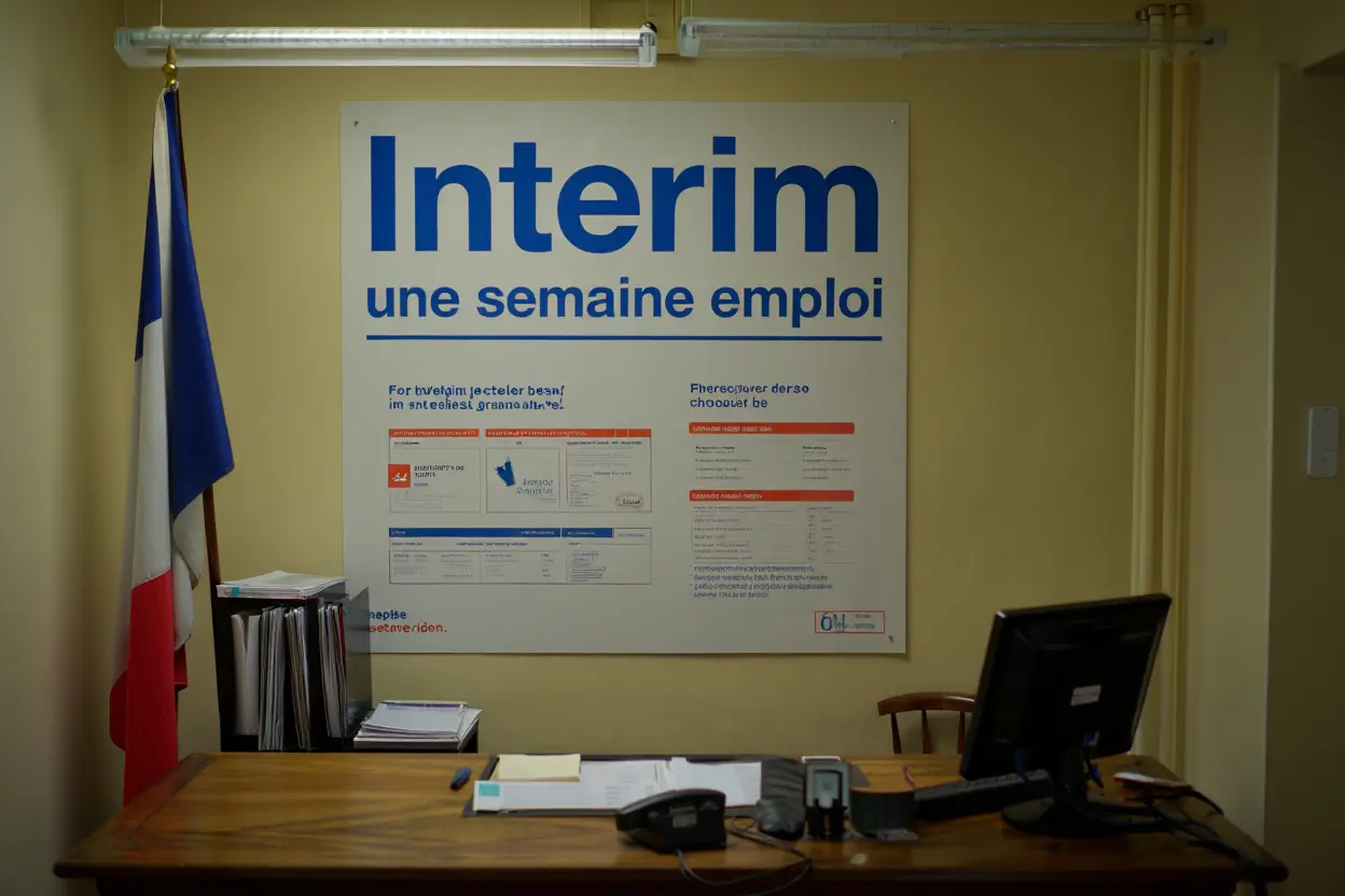 Travailleur en mission intérim d'une semaine